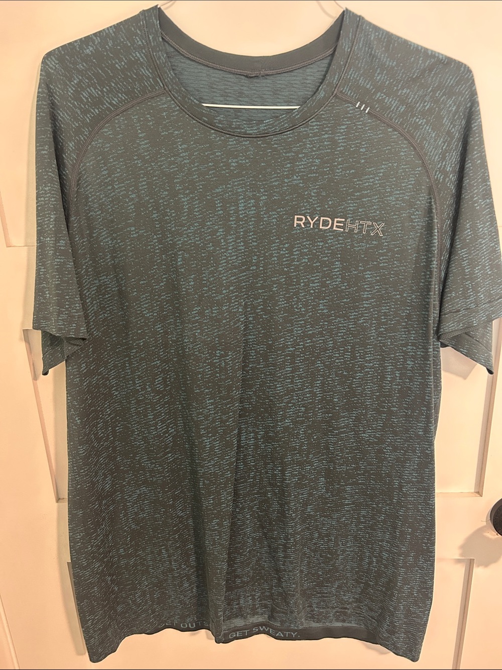 Lululemon x Ryde Men’s Heathered Teal Performance Tee